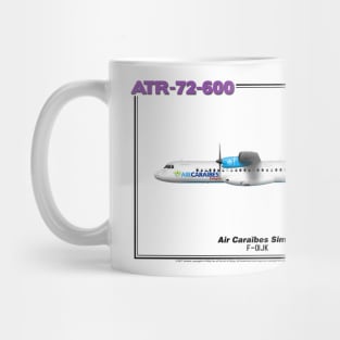 Avions de Transport Régional 72-600 - Air Caraïbes Simply (Art Print) Mug